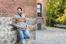 Load image into Gallery viewer, Lost Horizons Knitwear - Wayne Wool Zip Hoodie Sweater Jacket: Medium Natural / M